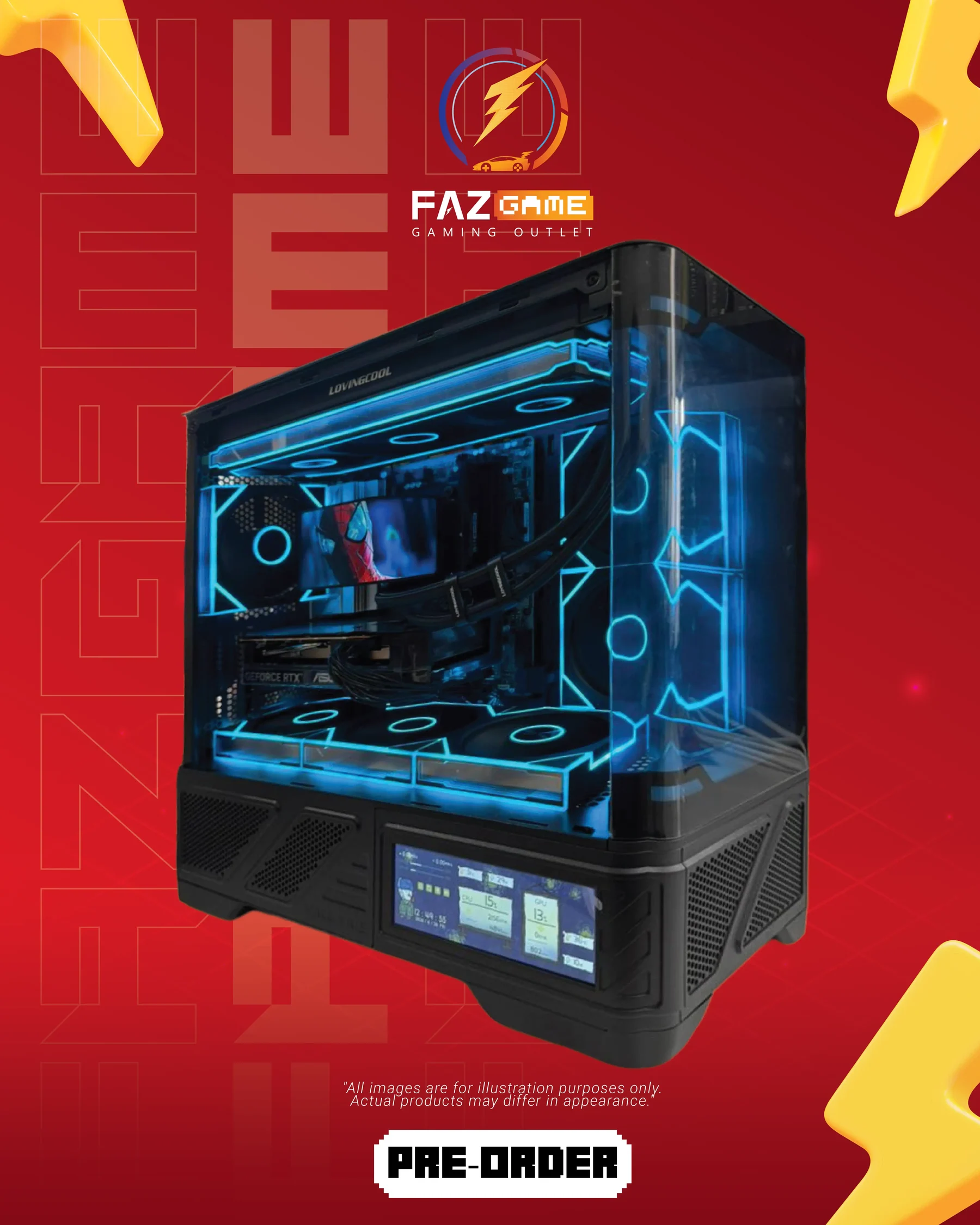 AM5 Panorama RTX 5060TI gaming PC