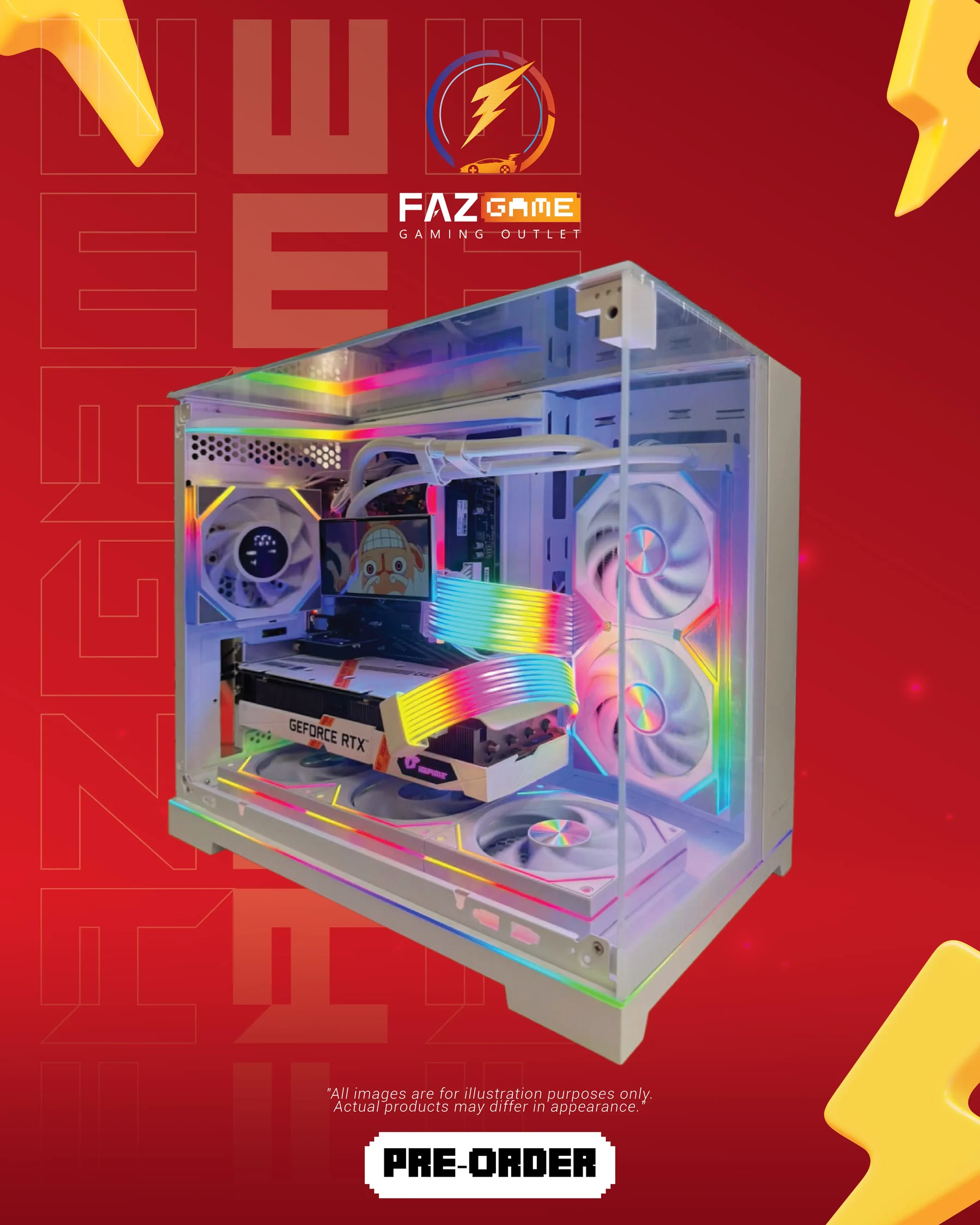 Techware VX Prism RTX 3070 Ti gaming PC